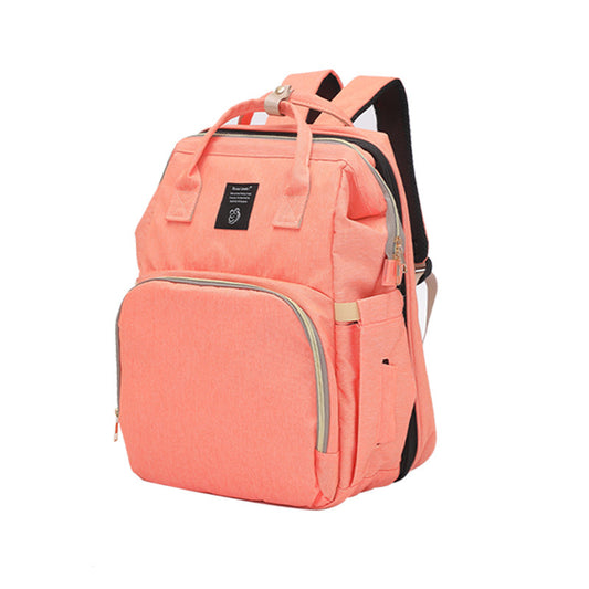 Folding Crib Fashion Maternal And Baby Large-capacity Double Shoulder Dad Backpack - Lullaby Lane Baby Essentials