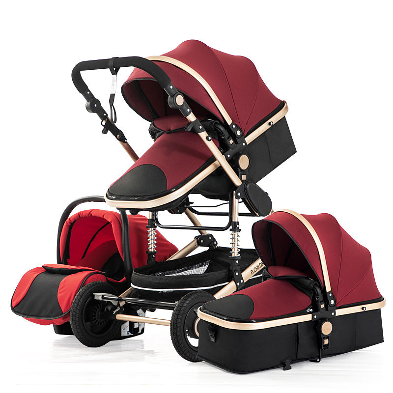 3 in 1 Luxury Baby Travel Stroller