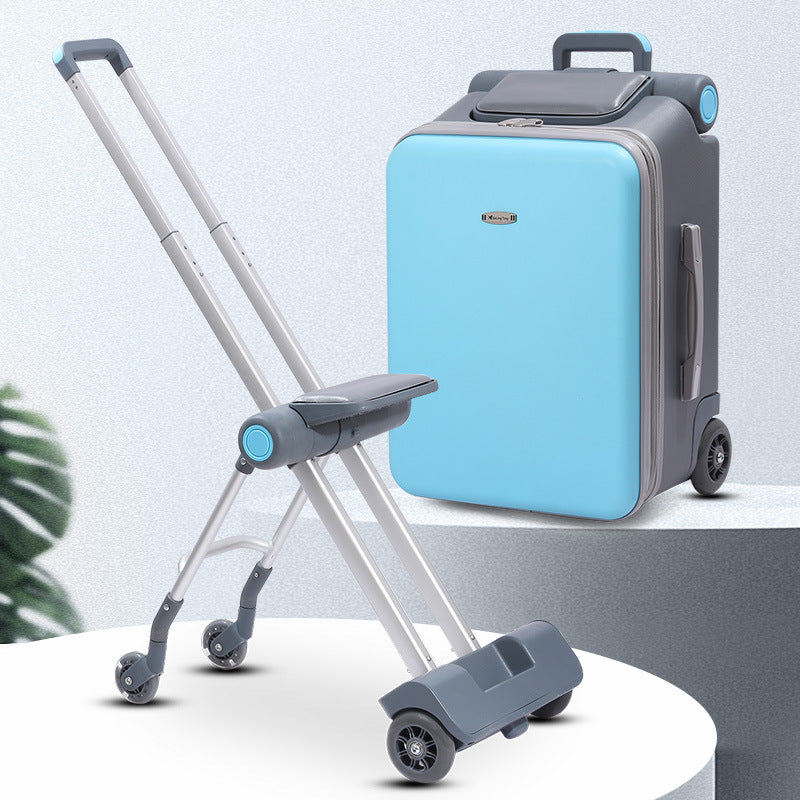 Children Can Sit And Ride Multifunctional Trolley Case - Lullaby Lane Baby Essentials