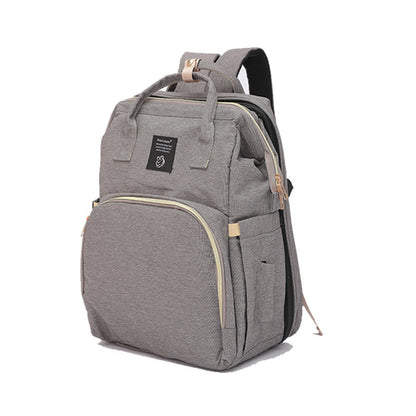Folding Crib Fashion Maternal And Baby Large-capacity Double Shoulder Dad Backpack - Lullaby Lane Baby Essentials
