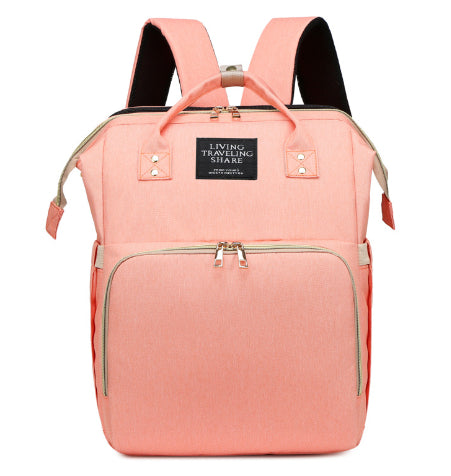 Folding Crib Fashion Maternal And Baby Large-capacity Double Shoulder Dad Backpack - Lullaby Lane Baby Essentials