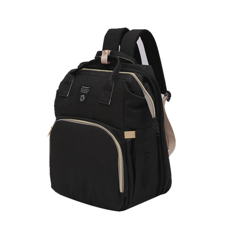 Folding Crib Fashion Maternal And Baby Large-capacity Double Shoulder Dad Backpack - Lullaby Lane Baby Essentials
