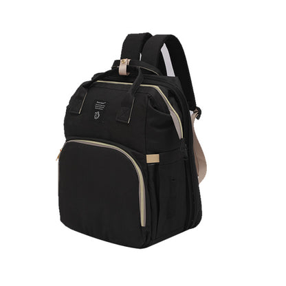 Folding Crib Fashion Maternal And Baby Large-capacity Double Shoulder Dad Backpack - Lullaby Lane Baby Essentials