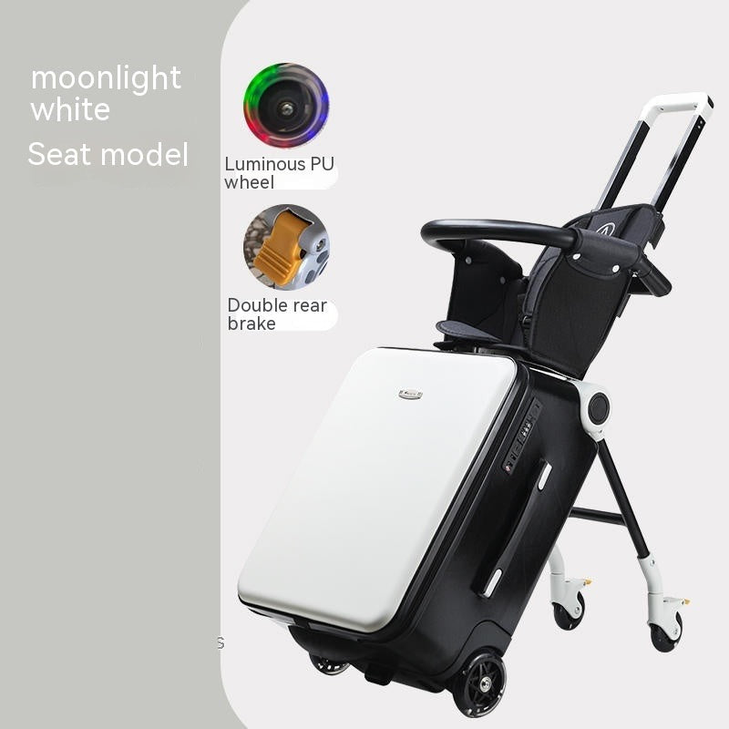Children Can Sit And Ride Multifunctional Trolley Case - Lullaby Lane Baby Essentials
