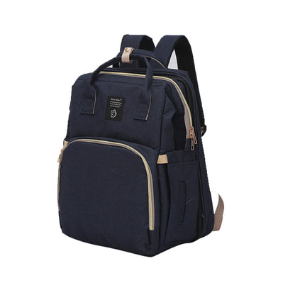 Folding Crib Fashion Maternal And Baby Large-capacity Double Shoulder Dad Backpack - Lullaby Lane Baby Essentials
