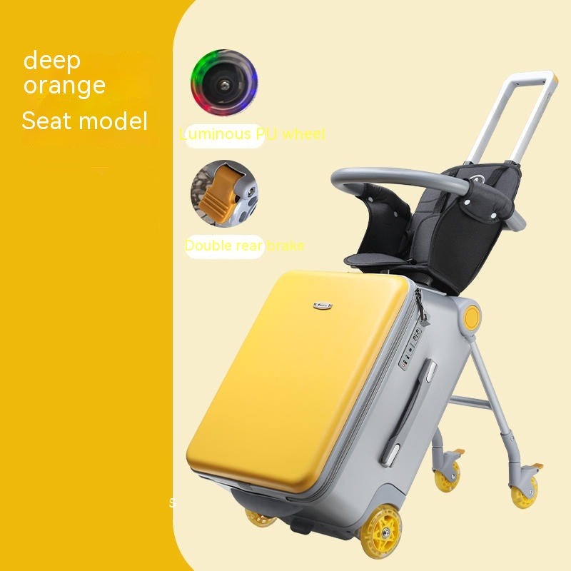 Children Can Sit And Ride Multifunctional Trolley Case - Lullaby Lane Baby Essentials