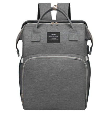 Folding Crib Fashion Maternal And Baby Large-capacity Double Shoulder Dad Backpack - Lullaby Lane Baby Essentials