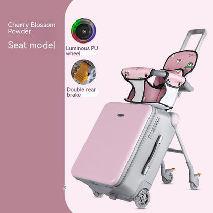 Children Can Sit And Ride Multifunctional Trolley Case - Lullaby Lane Baby Essentials