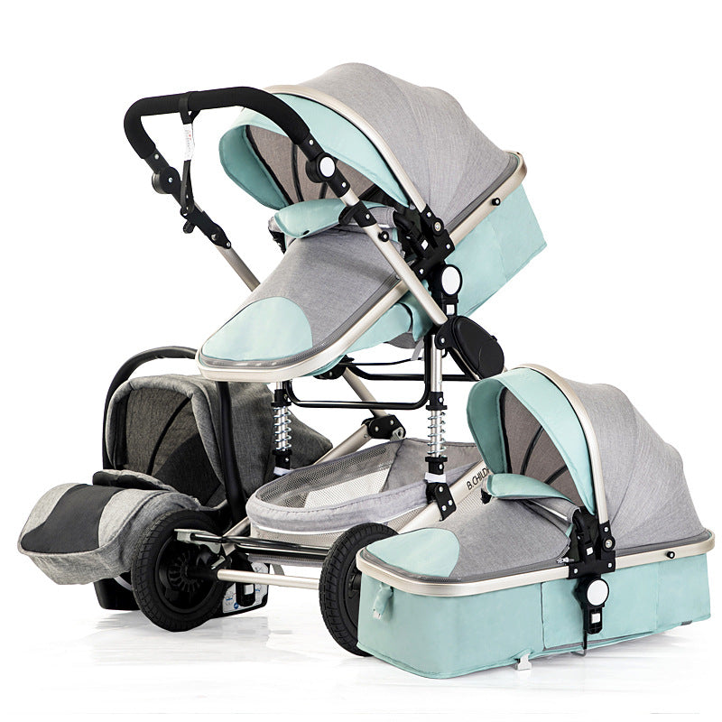 3 in 1 Luxury Baby Travel Stroller